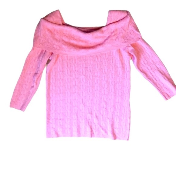 Vintage sweater Pink 3/4 Sleeve - Picture 1 of 6